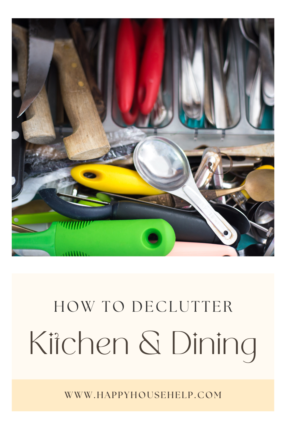 How to declutter the kitchen and dining room