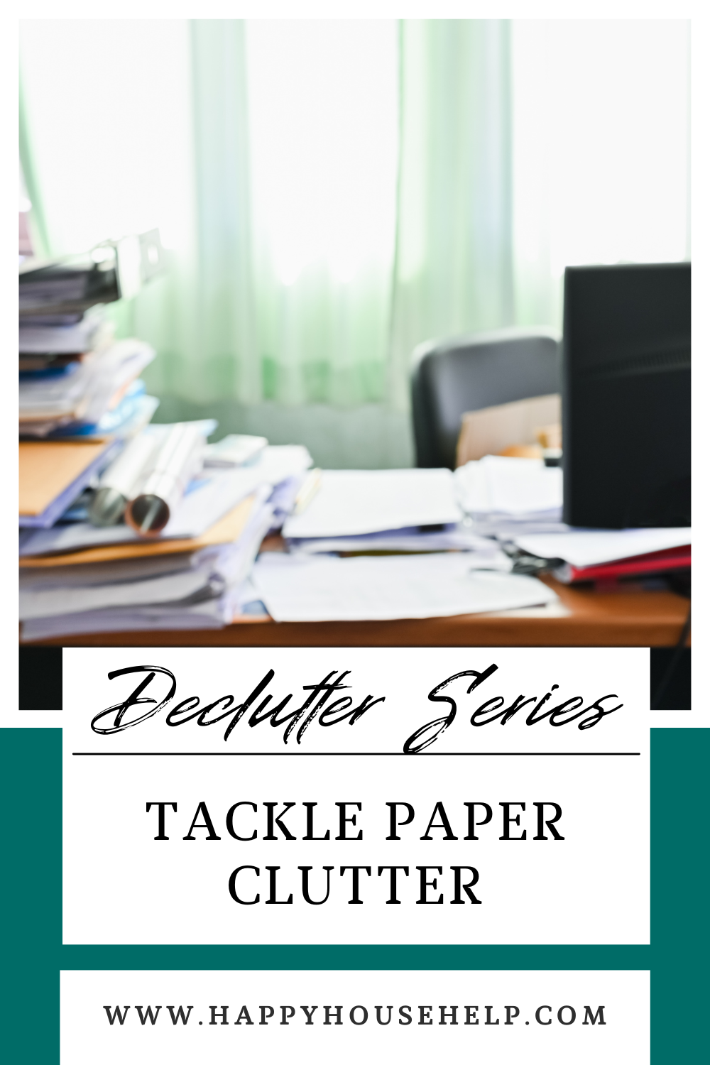 Declutter Series: Tackling Paper Clutter